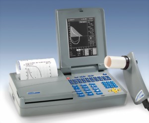 Spirolab III s/w Display mit Einwegturbine